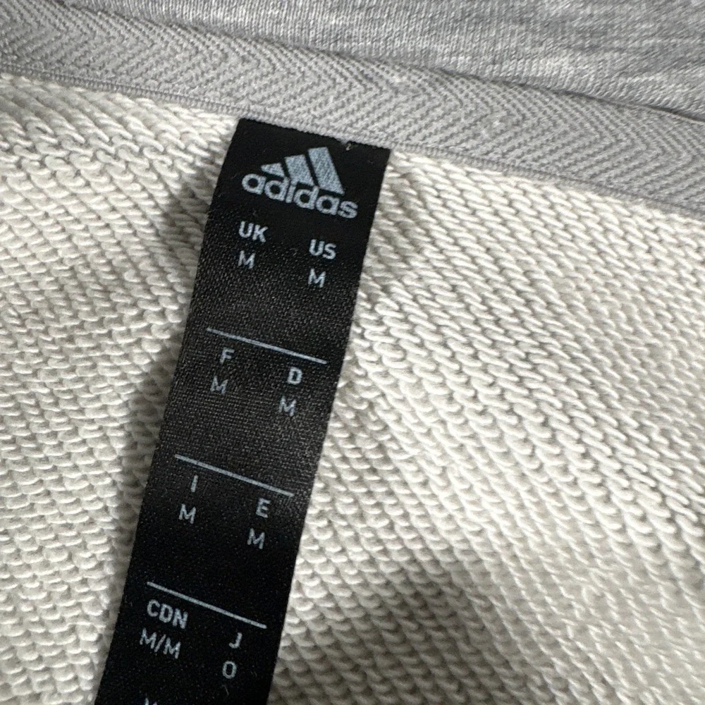 Adidas Hoodie Mens Size M Gray Charlotte FC MLS Soccer Pullover Sweatshirt